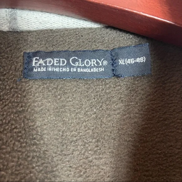 Faded Glory Mens Coat With Hoodie Size XLarge Hunter Green - Picture 9 of 12